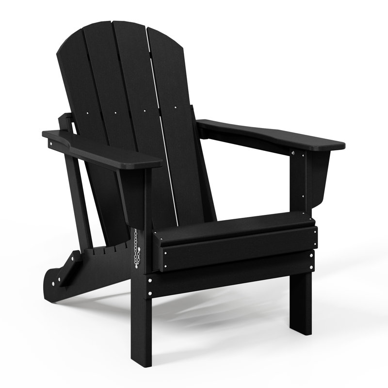 Loon Peak® Elland HDPE Folding Adirondack Chair & Reviews | Wayfair